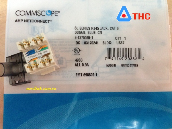 Nhân mạng Commscope Rj45 Cat6